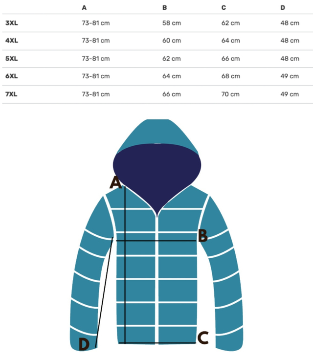 Quilted winter jacket with hood decorated with fur ARIA PUFF PLUS SIZE