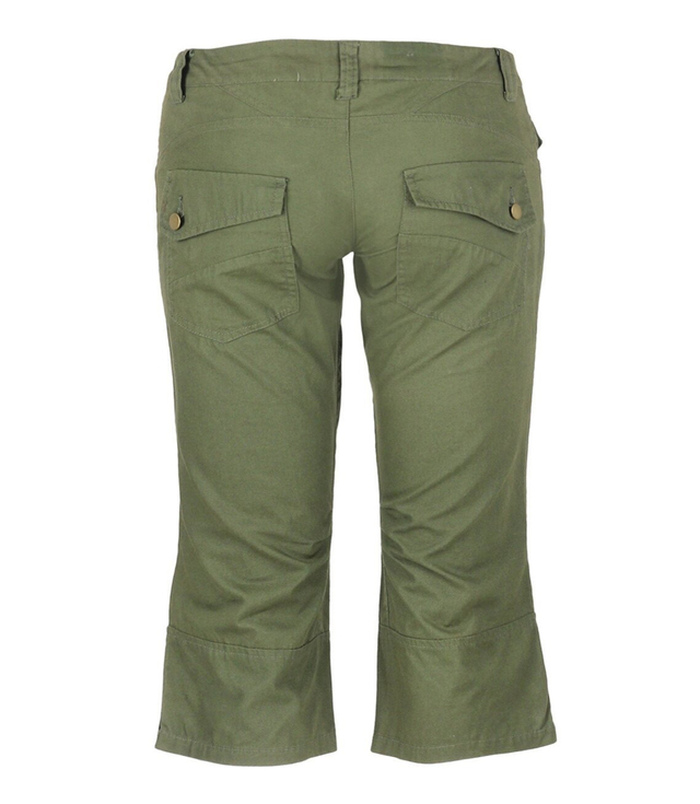 3/4 COTTON CARGO PANTS