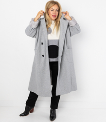 Women's long loose oversized coat CINDY