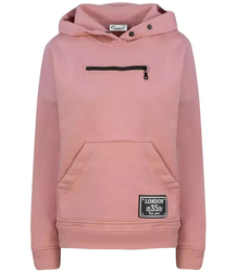 Short unisex sweatshirt cotton zip BASIC