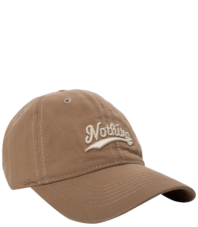 Unisex baseball cap with NOTHING embroidery