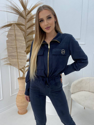 Track suit, suede sweatshirt and pants set