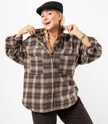 Timeless FRIDA plaid flannel shirt