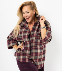 Timeless FRIDA plaid flannel shirt