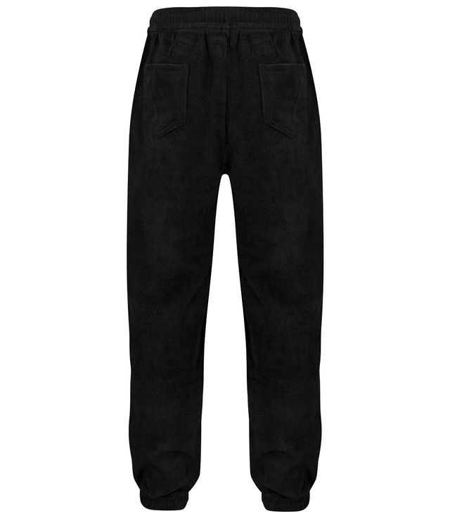 Ribbed corduroy-like sweatpants