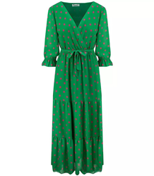 Long airy polka dot MAXI dress