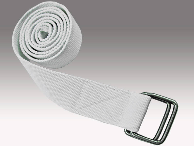 Universal webbing belt with metal buckle