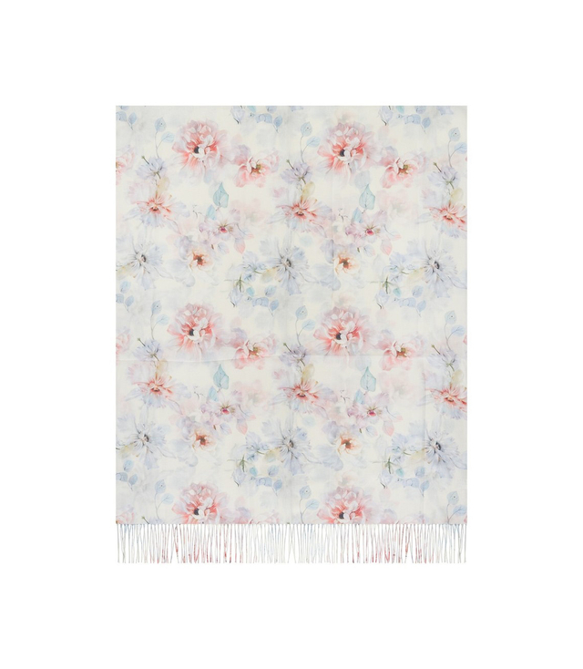 Women's floral pattern scarf 180x70