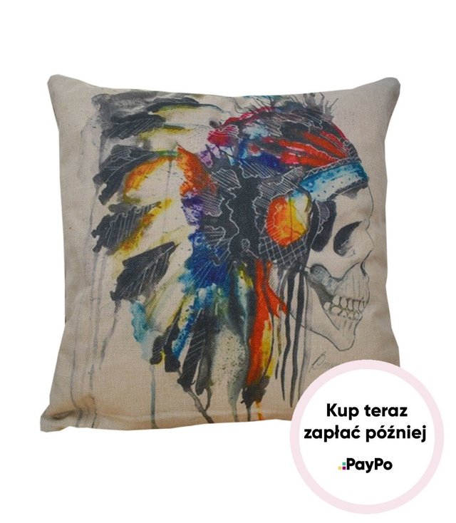 Decorative pillow with NATURAL pillowcase