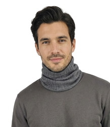 Men's knitted insulated chimney - universal, winter