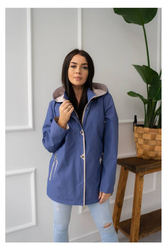 Women's transitional hooded jacket AGATA