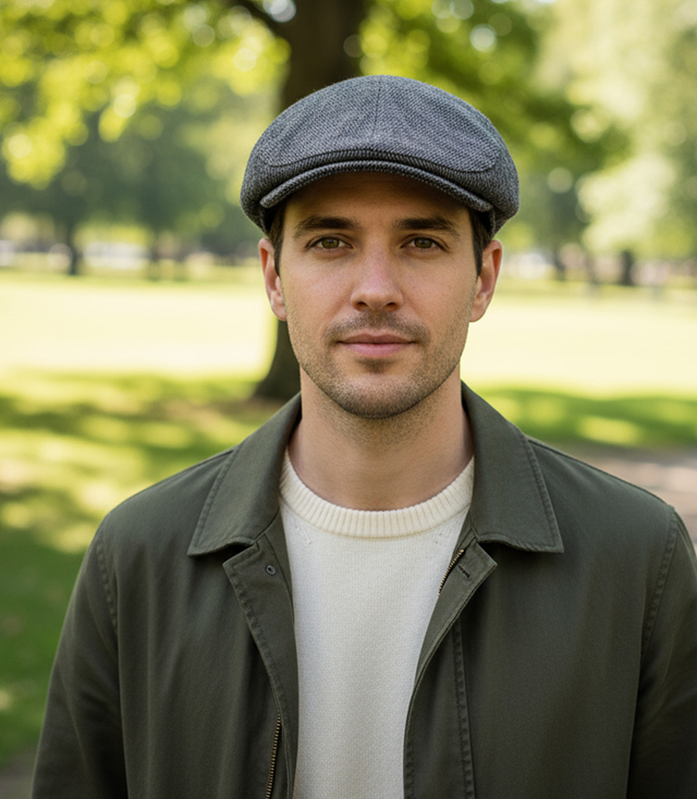 Stylish smooth men's helmet Universal color scheme