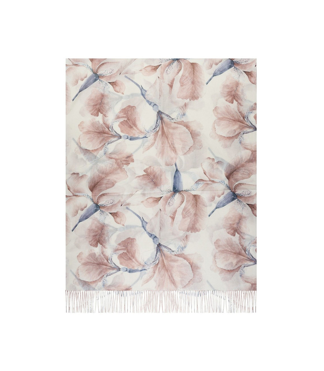 Women's floral pattern scarf 180x70