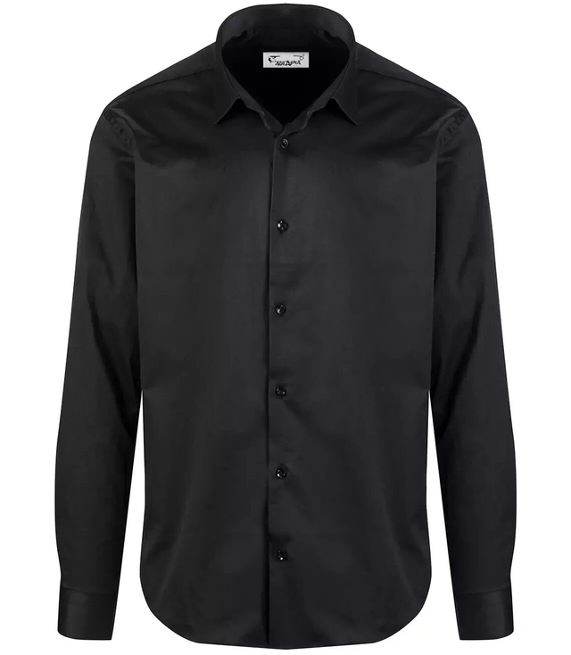 Men's plain slim fit collar shirt