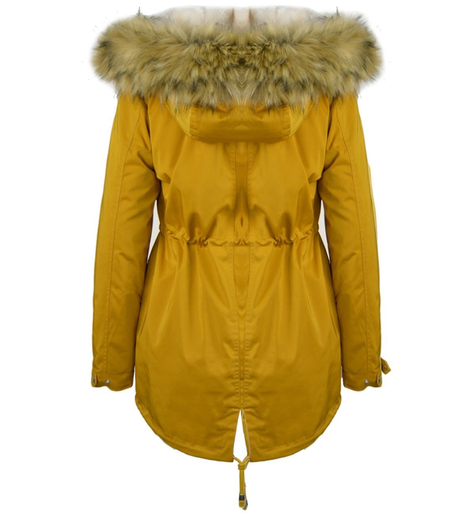 Stylish parka coat winter 2in1 teddy bear