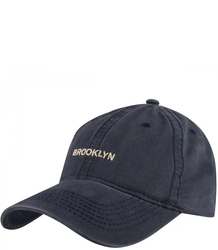 Czapka z daszkiem bawełniana regulowana unisex haft BROOKLYN