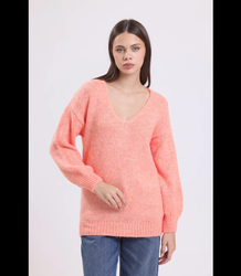 Warm, fashionable, loose women's sweater MATYLDA