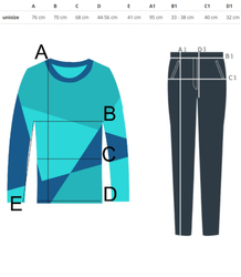 Dres damski luźna bluza + prążkowane  legginsy CHICAGO