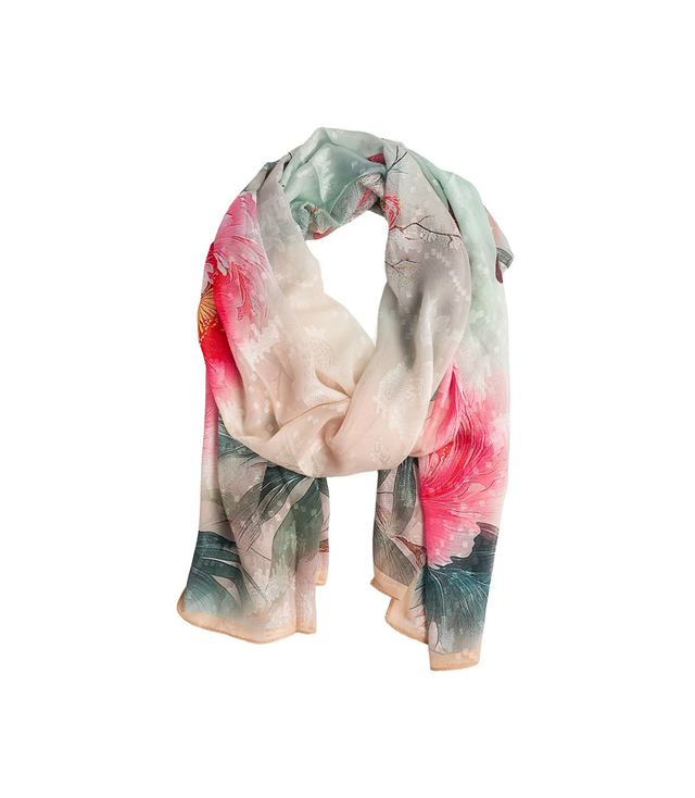 Women's patterned shawl 70x180