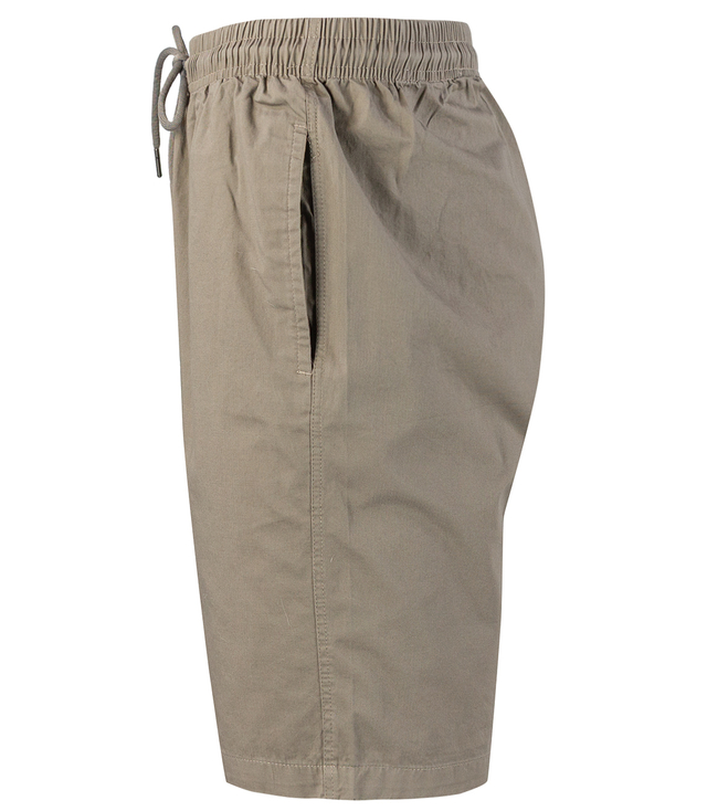 Men's single color cotton shorts with pockets