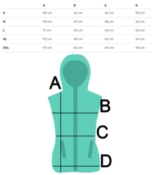 Damski bezrękawnik kamizelka plus size SUZAN
