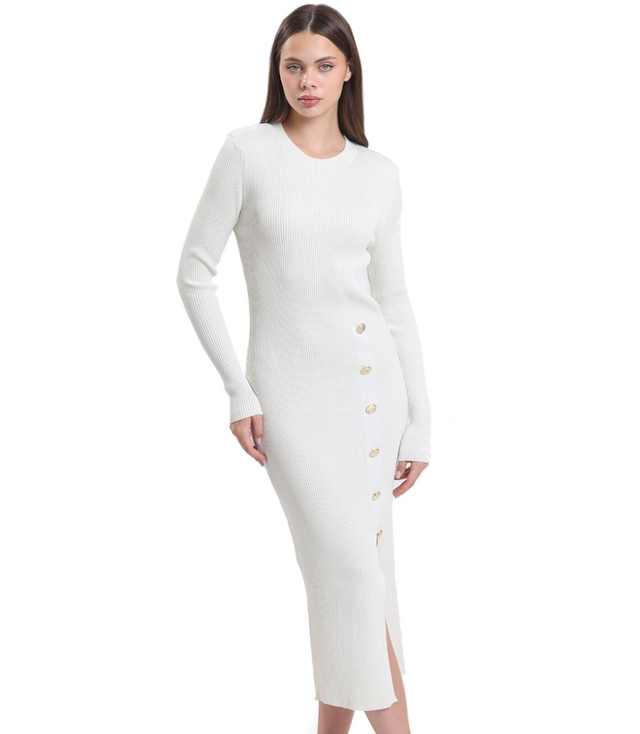 Elegant women's knitted dress NATALIA