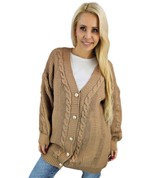 Warm, fashionable, loose women's sweater MATYLDA