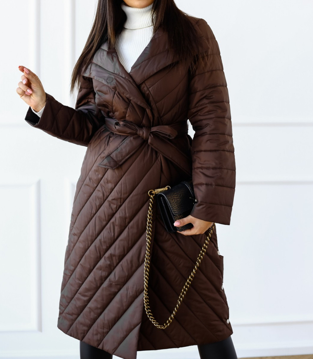 Women's Transitional Quilted Elegant Coat NATALIA