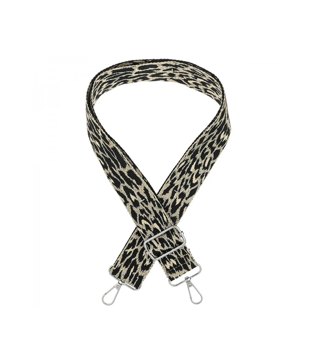 Fashionable braided wide purse strap adjustable