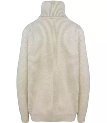 Classic ribbed turtleneck sweater