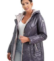 Women's Transitional Warm Jacket Elegant Hoodie Autumn Rose
