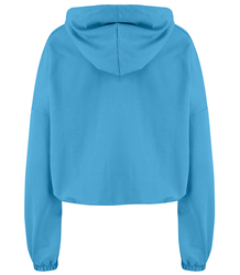 Women's thin, one-color basic sweatshirt with hood JULIA