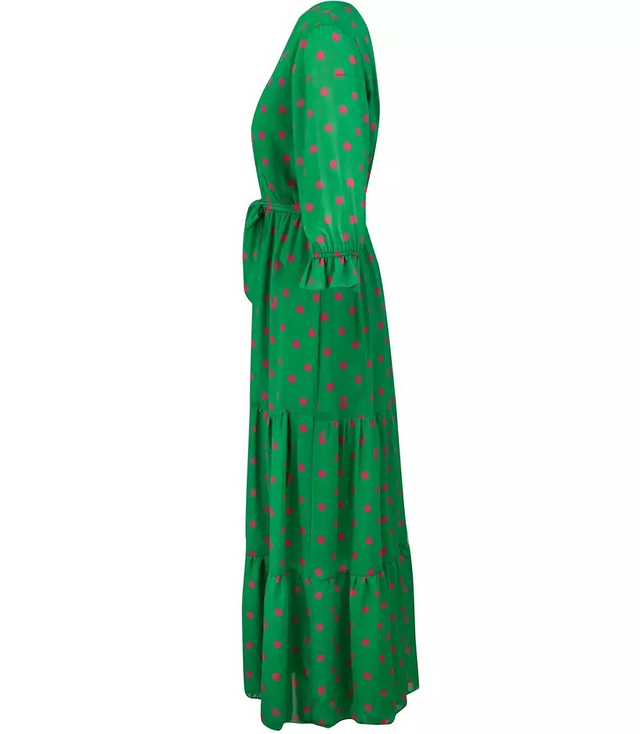 Long airy polka dot MAXI dress