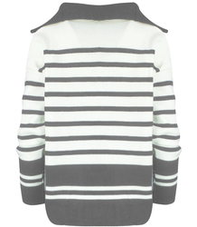 Long warm striped sweater IZA