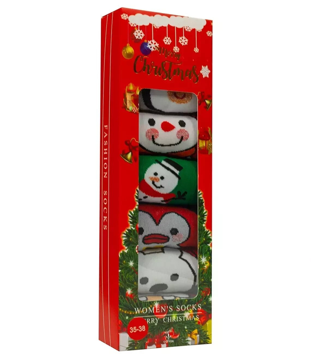 Women&#39;s Christmas socks 7-pack socks