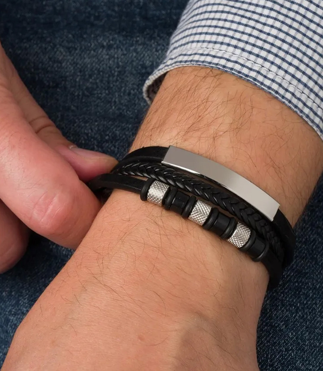 Men's bracelets perfect for a gift braided