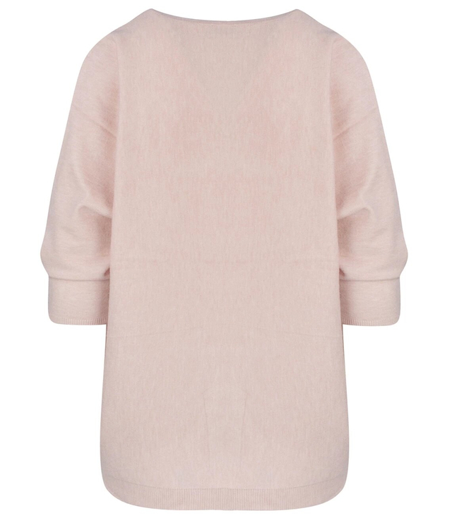 Classic warm women's heart sweater ROSALIA