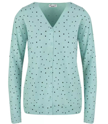 Classic dotted cardigan sweater NELA