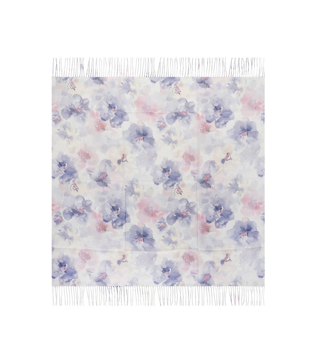 Women's floral pattern scarf 180x70