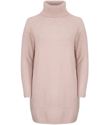 Luźna Sukienka dzianinowa Golf WEŁNA +SIZE