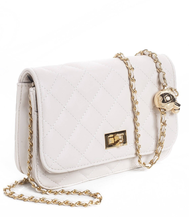 Quilted BAG with a flap Stiffened 3 COLORS