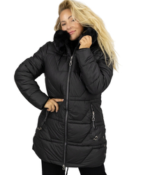 Winter quilted coat warm jacket WINTER ROSE
