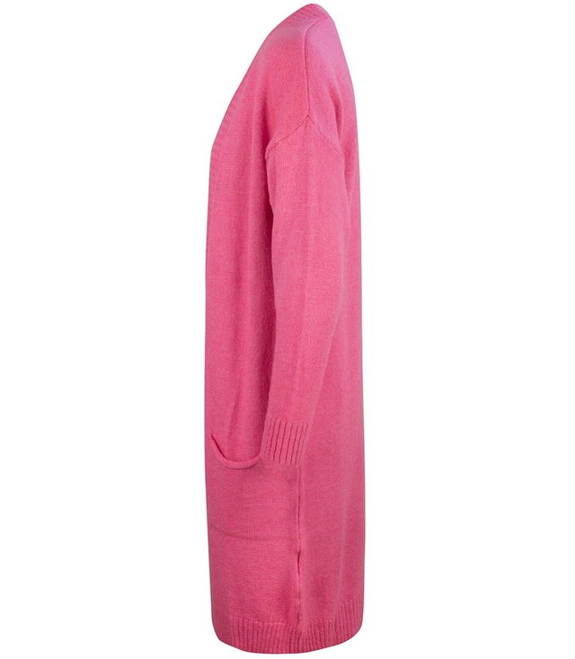 Warm and soft LONG BASIC sweater cardigan