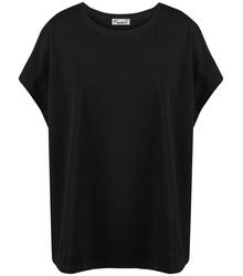 Blouse t-shirt with round neckline oversize Emma