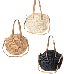 Round etnia bag shoulder shopper bag with strap