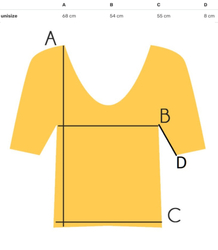 T-shirt blouse with embroidered LOVE lettering