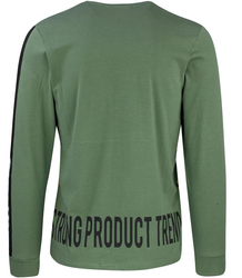 Men's long-sleeved sweatshirt with a print