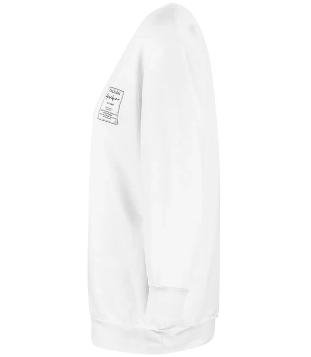 Thin boxy cotton blouse