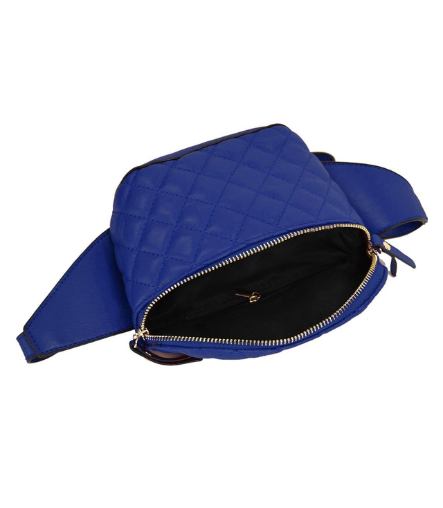 Fashionable quilted waist bag