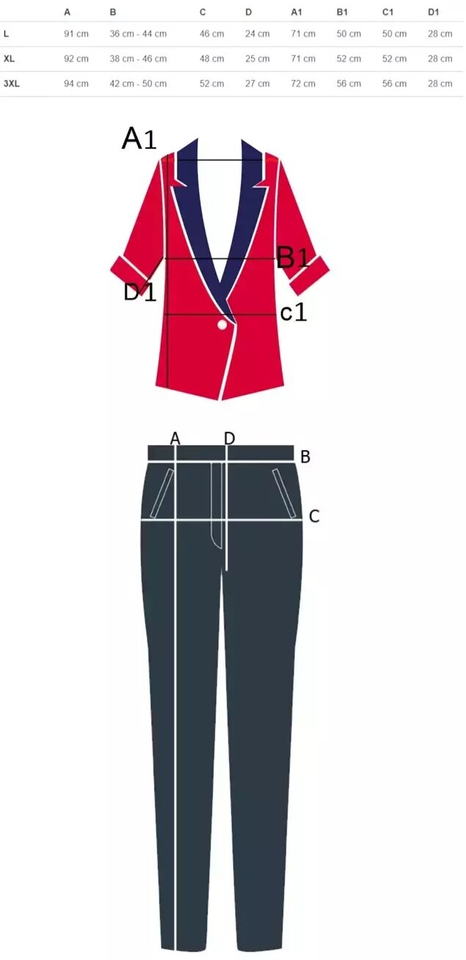 Set Blazer + Trousers Set Lattice